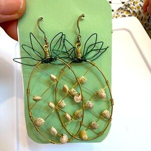 Pineapple earrings